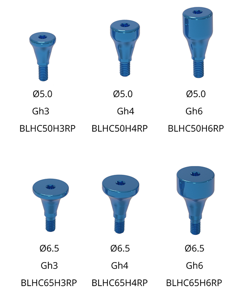 Standardplattform (Ø4,1 und Ø4,8 Implantat)